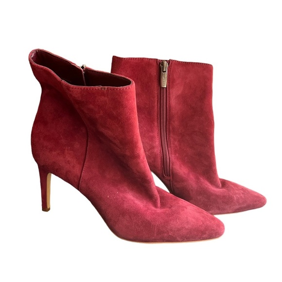 NWOT Vince Camuto Allost  Pointy Toe Bootie in Fired Brick - Size 7.5 - Picture 2 of 11